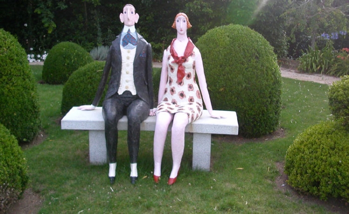 Chassepot, le couple, bronze Chassepot, le couple, bronze