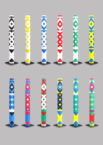 Colonne (ou tube) en pvc hauteur 1.90 m, Ø 20 cm signée, numérotée, 8 ex Guy De Rougemont Colonne (ou tube) en pvc hauteur 1.90 m, Ø 20 cm signée, numérotée, 8 ex Guy De Rougemont
