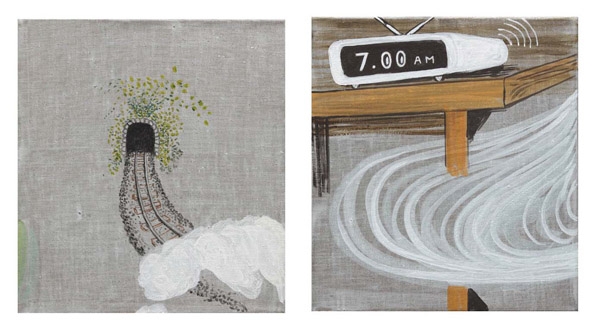 Hotel Fénix: tiempo, technique mixte sur toile, 73 x 73 cm, 2011 Hotel Fénix: tiempo, technique mixte sur toile, 73 x 73 cm, 2011