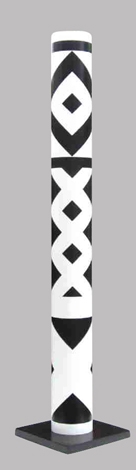 Colonne (ou tube) en pvc hauteur 1.90 m, Ø 20 cm signée, numérotée, 8 ex Guy De Rougemont Colonne (ou tube) en pvc hauteur 1.90 m, Ø 20 cm signée, numérotée, 8 ex Guy De Rougemont