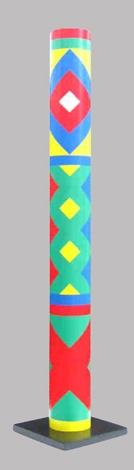 Colonne (ou tube) en pvc hauteur 1.90 m, Ø 20 cm signée, numérotée, 8 ex Guy De Rougemont Colonne (ou tube) en pvc hauteur 1.90 m, Ø 20 cm signée, numérotée, 8 ex Guy De Rougemont