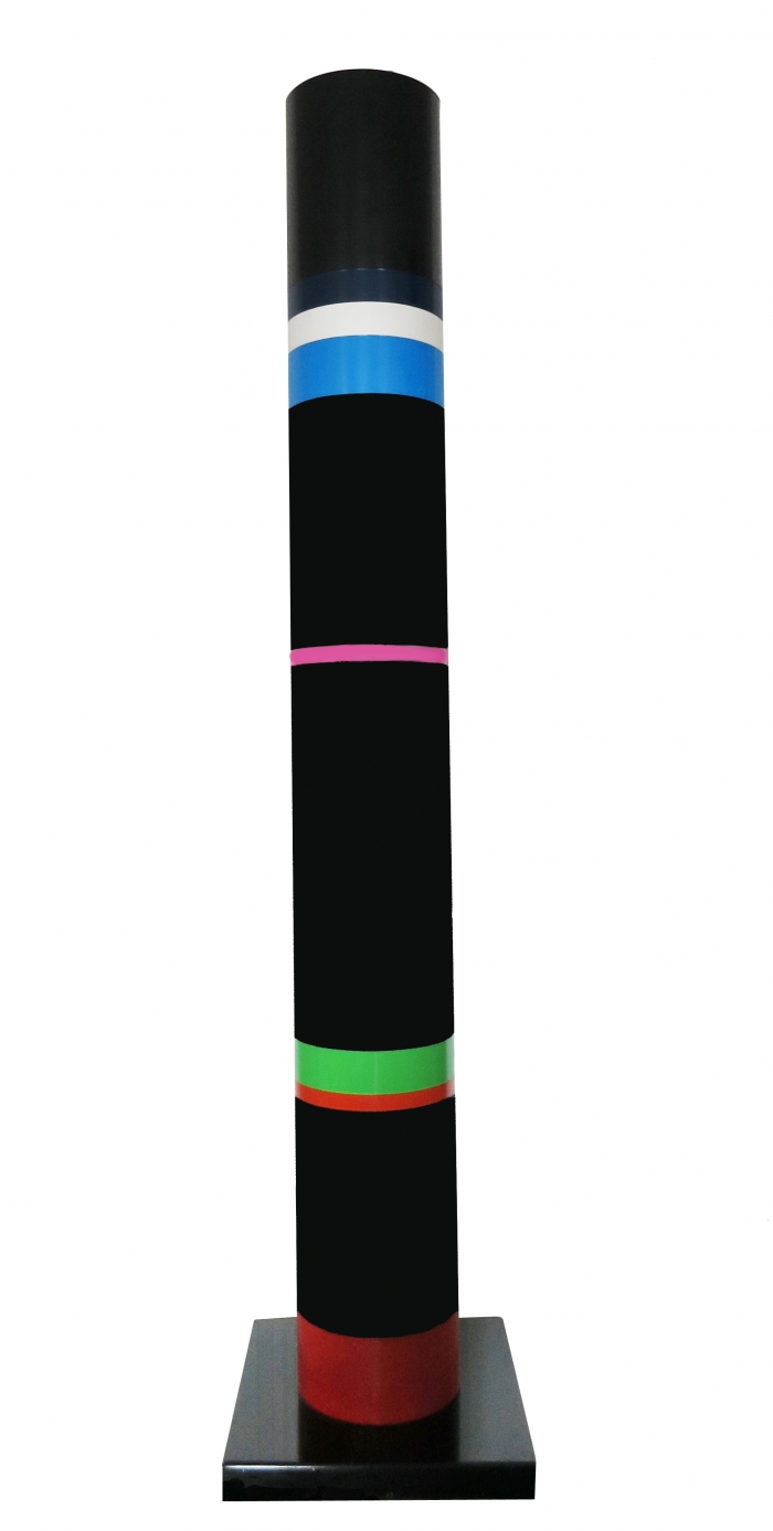Colonne (ou tube) annelée, pvc, hauteur 1.65 m, Ø 20 cm, 1976, Rougemont Colonne (ou tube) annelée, pvc, hauteur 1.65 m, Ø 20 cm, 1976, Rougemont