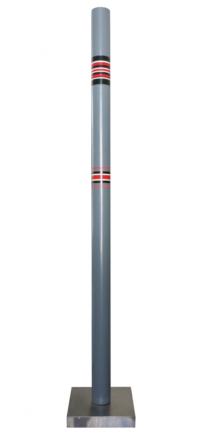 Cylindre polychrome ou colonne, pvc, hauteur 1,87 m, Ø 8 cm, 1971, Rougemont Cylindre polychrome ou colonne, pvc, hauteur 1,87 m, Ø 8 cm, 1971, Rougemont