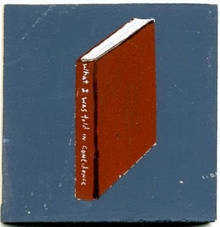 What I was told in coincidence, 2011, Technique mixte sur panneau, 7,5 x 7,5 cm What I was told in coincidence, 2011, Technique mixte sur panneau, 7,5 x 7,5 cm