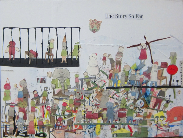 The Story So Far, 2013, Technique mixte sur bois, 41 x 61 cm, Neil Farber The Story So Far, 2013, Technique mixte sur bois, 41 x 61 cm, Neil Farber