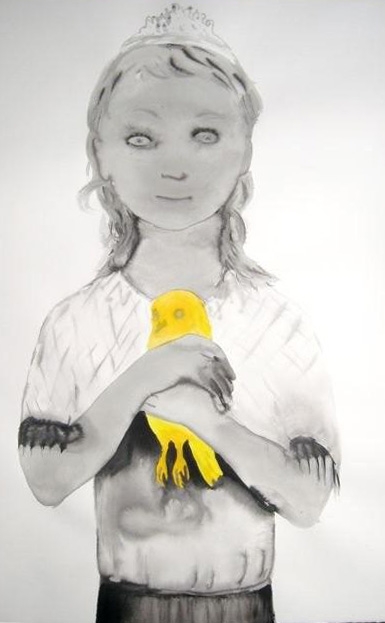 Féminin-masculin, 2008, Lavis d'encre sur papier, 120 x 80 cm, Drop Fine Art, projet de sculpture, Françoise Pétrovitch Féminin-masculin, 2008, Lavis d'encre sur papier, 120 x 80 cm, Drop Fine Art, projet de sculpture, Françoise Pétrovitch