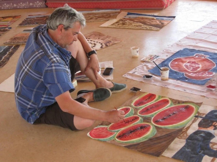 Hervé Di Rosa - 16ème étape autour du monde, Tel Aviv, Israël Hervé Di Rosa - 16ème étape autour du monde, Tel Aviv, Israël