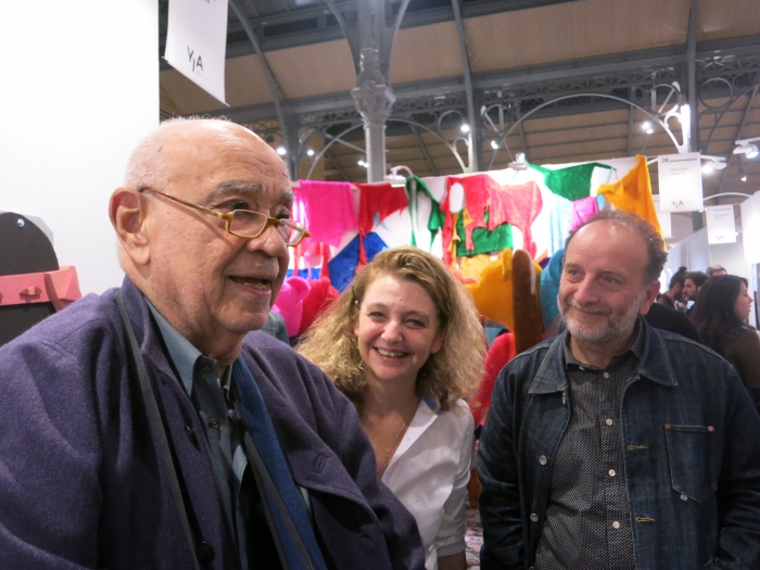 Hervé Télémaque, Curro Gonzalez et Françoise Adamsbaum Hervé Télémaque, Curro Gonzalez et Françoise Adamsbaum