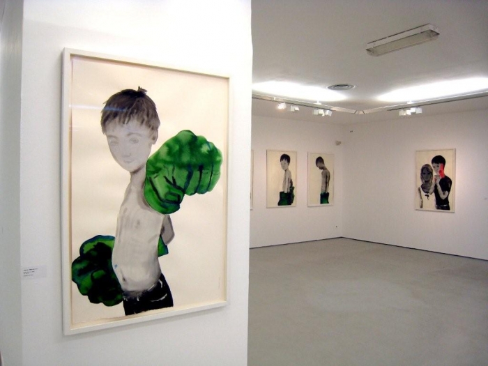 Vue d'ensemble du musée de St Etienne, 2008, Françoise Pétrovitch Vue d'ensemble du musée de St Etienne, 2008, Françoise Pétrovitch