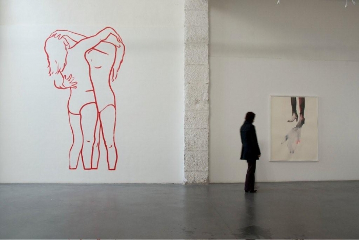 Les lutteuses, Atelier Soardi, Nice, Françoise Pétrovitch Les lutteuses, Atelier Soardi, Nice, Françoise Pétrovitch