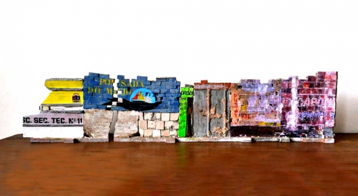 Mur Brésilien - Verso 23x100x8 cm. Un titre de propriété de mur est remis à l’acquéreur. Ex unique. Mur Brésilien - Verso 23x100x8 cm. Un titre de propriété de mur est remis à l’acquéreur. Ex unique.