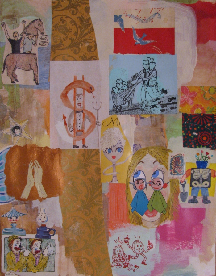 Untitled, 2010,Texture mixte sur papier, 48 x 37 cm Untitled, 2010,Texture mixte sur papier, 48 x 37 cm